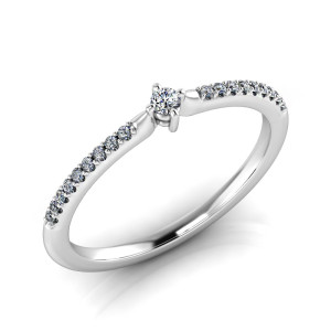 Verlobungsring VR18 925er Silber - 0219 - Antragsring