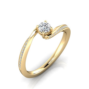 Verlobungsring VR32 333er Gelbgold - 8701 - Antragsring