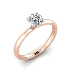 Verlobungsring VR38 333er Roségold - 0294 - Antragsring