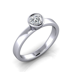 Verlobungsring VR29 950er Platin - 3704 - Antragsring