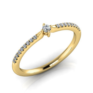Verlobungsring VR18 333er Gelbgold - 0145 - Antragsring