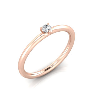 Verlobungsring VR33 333er Roségold - 8863 - Antragsring