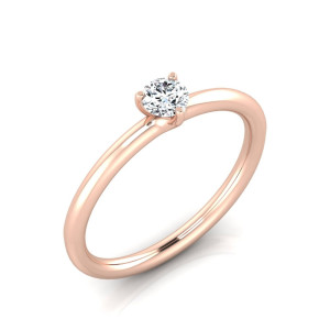 Verlobungsring VR33 333er Roségold - 8864 - Antragsring