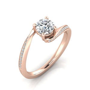 Verlobungsring VR32 333er Roségold - 8721 - Antragsring
