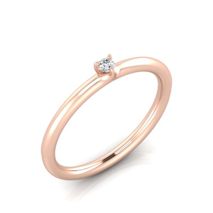 Verlobungsring VR33 333er Roségold - 8862 - Antragsring