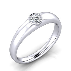 Verlobungsring VR37 925er Silber - 9647 - Antragsring