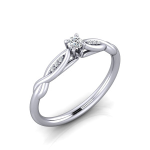 Verlobungsring VR28 950er Platin - 3690 - Antragsring