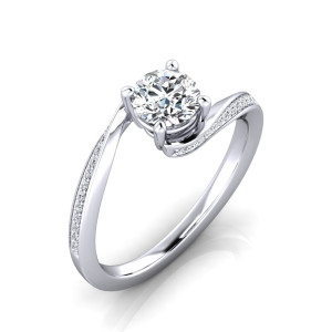 Verlobungsring VR32 925er Silber - 8775 - Antragsring