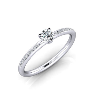 Verlobungsring VR34 925er Silber - 9170 - Antragsring