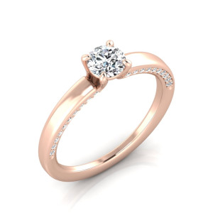 Verlobungsring VR36 333er Roségold - 9508 - Antragsring