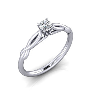 Verlobungsring VR27 950er Platin - 3682 - Antragsring
