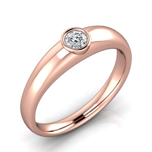 Verlobungsring VR37 333er Rotgold - 9629 - Antragsring