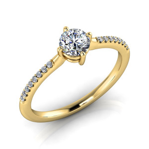 Verlobungsring VR18 333er Gelbgold - 0149 - Antragsring