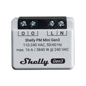 Sterownik Shelly PM Mini Gen3 WiFi/Bluetooth