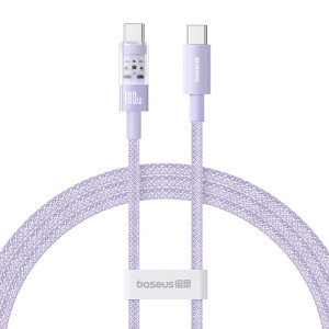 Kabel Baseus Gem Typ C-Typ C 100W 1m (fioletowy)