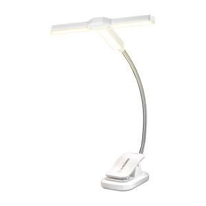 Lampka bezprzewodowa Tri-Head Glocusent GLCSNTA2303 z klipsem USB-C 1000mAh biała