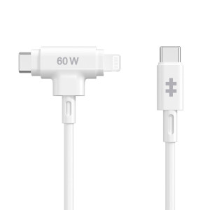 Hyper HyperJuice kabel USB USB 2.0 1,5 m USB C USB C/Lightning Biały