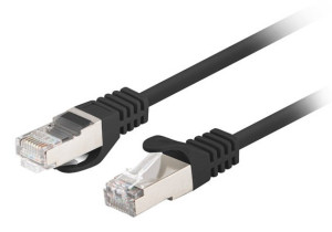PATCHCORD KAT.6 FTP 2M CZARNY FLUKE PASSED LANBERG 10-PACK