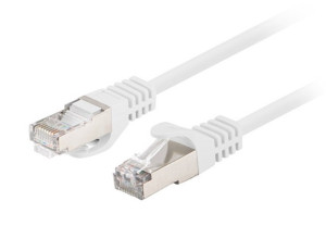 PATCHCORD KAT.6 FTP 3M BIAŁY FLUKE PASSED LANBERG 10-PACK