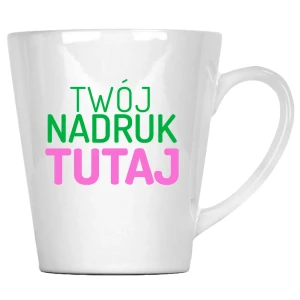 Kubek latte z własnym nadrukiem