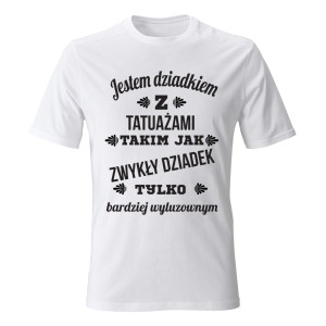 Koszulka JESTEM DZIADKIEM Z TATUAŻAMI