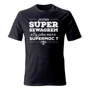 Koszulka męska JESTEM SUPER SZWAGREM