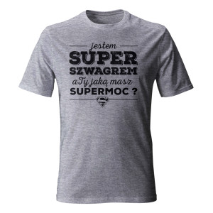 Koszulka męska JESTEM SUPER SZWAGREM