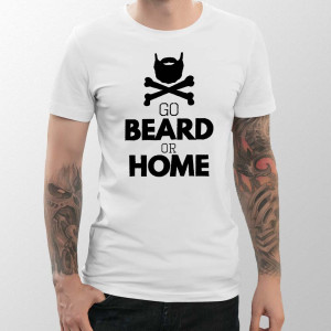 Koszulka dla brodacza GO BEARD OR HOME