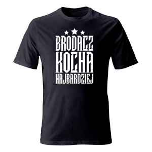 Koszulka męska BRODACZ KOCHA NAJBARDZIEJ