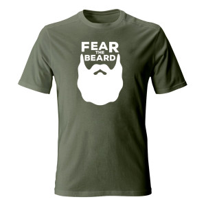 Koszulka dla brodacza FEAR THE BEARD