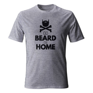 Koszulka dla brodacza GO BEARD OR HOME