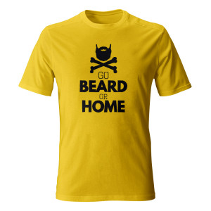 Koszulka dla brodacza GO BEARD OR HOME