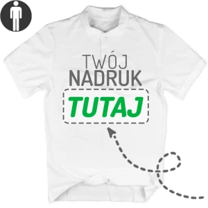 Koszulka polo męska z własnym nadrukiem