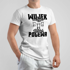 Koszulka męska z nadrukiem WUJEK NIE PYTA