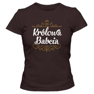 Koszulka damska KRÓLOWA BABCIA