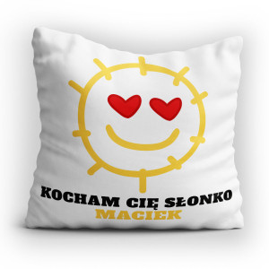 Poduszka KOCHAM CIĘ SŁONKO