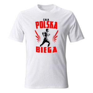 Koszulka męska CAŁA POLSKA BIEGA