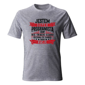 Koszulka męska JESTEM PROGRAMISTĄ