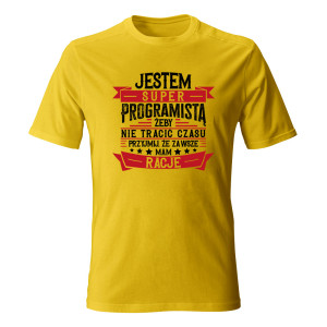 Koszulka męska JESTEM PROGRAMISTĄ