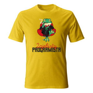 Koszulka męska ŻAJEBISTY PROGRAMISTA