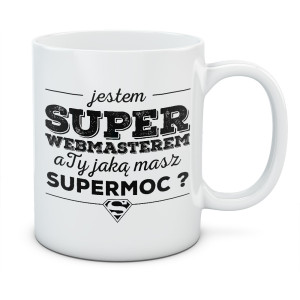Kubek JESTEM SUPER WEBMASTEREM