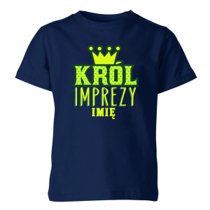 Koszulka dziecięca KRÓL IMPREZY