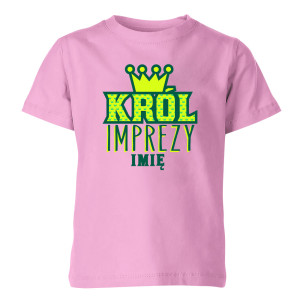 Koszulka dziecięca KRÓL IMPREZY