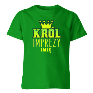 Koszulka dziecięca KRÓL IMPREZY