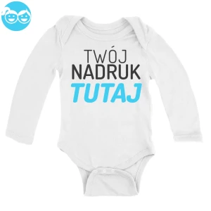 Body dziecięce z długim  rękawem z własnym nadrukiem