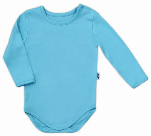 Nicola body z długim rękawem dla niemowląt Blue
