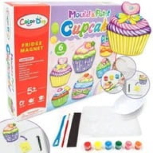 Magnesy babeczki muffinki zrób to sam diy kreatywny zestaw dla dziewczynki