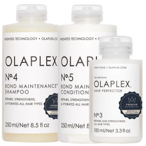Olaplex Bond Maintenance zestaw odbudowujący-szampon No. 4 250ml-odżywka No. 5 250ml-perfector No. 3 100 ml