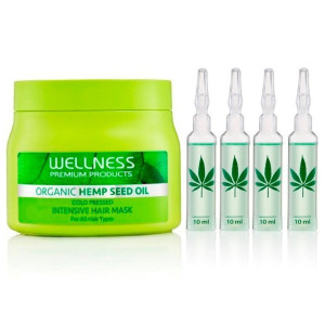Wellness Premium Maska Wzmacniająca 500ml + 4 ampułki