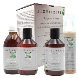 Bioelixire Gęste włosy - kompleksowa kuracja dla włosów wypadających